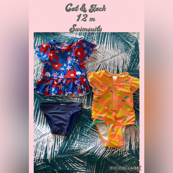 Cat & Jack Other - Cat & Jack 12 month Swim suits